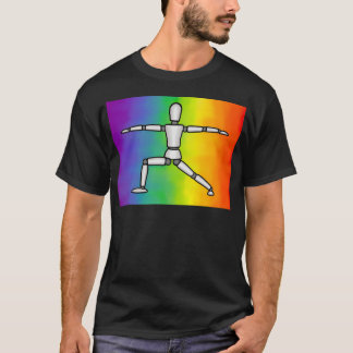 レインボーウォリアー2ヨガポーズ Tシャツ