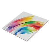 レインボーウォーターのカラー抽象芸術 タイル (側面)