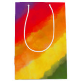 レインボーウォーターカスタムカラー ミディアムペーパーバッグ (正面)