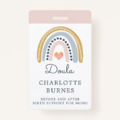 レインボーウォーターカラードゥーラ バッジ (裏面)