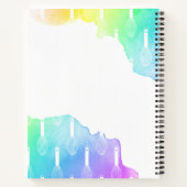 レインボーウォーターカラーバルーンウィスクレシピ ノートブック (裏面)