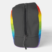 レインボーウォーターカラーパープルレッドモノグラム名 ドップキット (右)