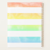 レインボーウォーターカラーファミリーフォトコラージュプランナー プランナー手帳 (裏面)