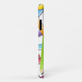 レインボーウォーターカラーペンシル先生iPhoneケース Case-Mate iPhoneケース (裏面/右)