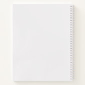 レインボーウォーターカラーホームスクール教育引用文ノート ノートブック (裏面)