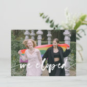 レインボーウォーターカラー洗い落ち込み写真 案内状 (スタンド正面)