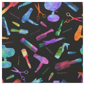 レインボーウォーターカラー美容師サロンヘアスタイリスト ファブリック (クローズアップ)