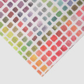 レインボーウォーターカラー見本 薄葉紙 (詳細)