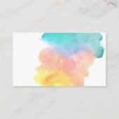 レインボーウォータースプラッシュベビーおむつラッフルカード エンクロージャーカード (裏面)