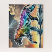 レインボーウォータータイガー ジグソーパズル (縦)