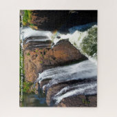 レインボーウォーターフォールズパターソンニュージャージー。 ジグソーパズル (縦)