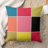 レインボーウォーターフォールドスクウェア クッション (ブランケット)