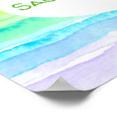 レインボーウォーター結婚カラー ポスター (角)