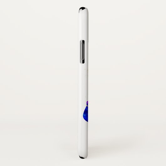 レインボーウォーター絵を描カラー（ばちゃばちゃ）跳ねるゼブラグラフィック Case-Mate iPhoneケース (裏面/右)