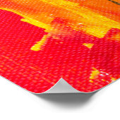 レインボーウォール絵画アート(スタイル) ポスター (角)