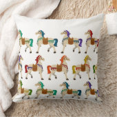 レインボーウズホワイト クッション (ブランケット)