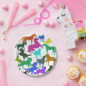 『レインボーウマズ』 ペーパープレート (パーティー)