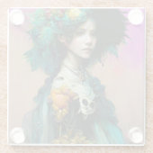 レインボーウルチン2ファンタジーSci-Fi ガラスコースター (裏面)