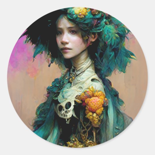 レインボーウルチン2ファンタジーSci-Fi ラウンドシール (正面)