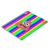 レインボーウンチ絵文字 ノートブック (左側)