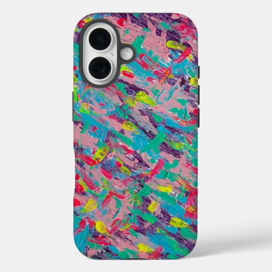 レインボーエステティック絵画抽象芸術 Case-Mate iPhoneケース (裏面)