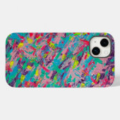 レインボーエステティック絵画抽象芸術 Case-Mate iPhoneケース (裏面 (横))