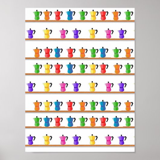 レインボーエスプレッソポスター ポスター (正面)