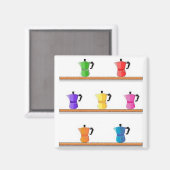 レインボーエスプレッソマグネット15 マグネット (正面/裏面)