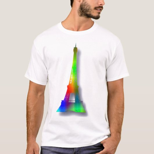 レインボーエッフェルタワー Tシャツ (正面)