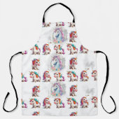 レインボーエプロンユニコーン エプロン (正面)