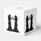 レインボーエレガンスブライド結婚式の引き出物ボックス フェイバーボックス (裏面サイド)