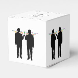 レインボーエレガンスルームス結婚式の引き出物ボックス フェイバーボックス