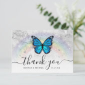 レインボーエレガントとブルーバタフライ結婚ズ サンキューカード (スタンド正面)