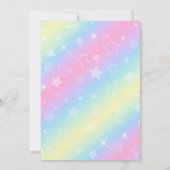 レインボーエレガントフローラスモールビジネスクライアント サンキューカード (裏面)