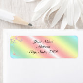 レインボーエレガントフローラミセス差出人住所 ラベル (インサイチュ)