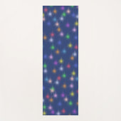 レインボーエレガントモダンカラフル勾配星 ヨガマット (正面)