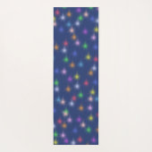 レインボーエレガントモダンカラフル勾配星 ヨガマット (裏面)