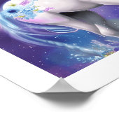 レインボーエレガントユニコーン ポスター (角)