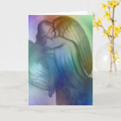 レインボーエンジェルグリーティングカード カード (黄色い花)