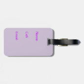 レインボーエンジェルトラベルラベル ラゲッジタグ (裏面横)