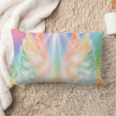 レインボーエンジェルヒーリングクッション ランバークッション (ブランケット)