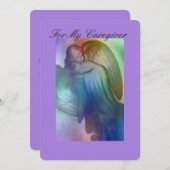 レインボーエンジェル – 介護士 サンキューカード (正面/裏面)