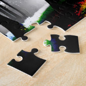 レインボーエンチャントと白黒の森 ジグソーパズル (側面)