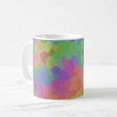 レインボーオイルモザイク コーヒーマグカップ (正面左)