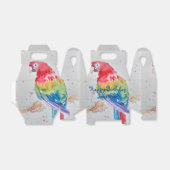 レインボーオウム鳥の子お誕生日ケーキの愛用ボックス フェイバーボックス (折り畳みなし)