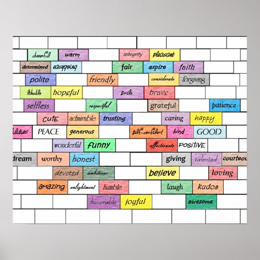 レインボーオブグ感動的ラフィティプリント ポスター (正面)