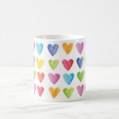 レインボーオブハートズマグ コーヒーマグカップ (中央)