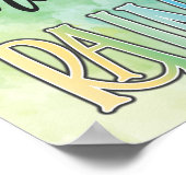 レインボーオブホープベビー超音波 ポスター (角)