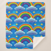 レインボーオブホープ – コージーベビーブランケット シェルパブランケット (正面)