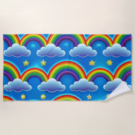 レインボーオブホープ – コージーベビーブランケット ビーチタオル